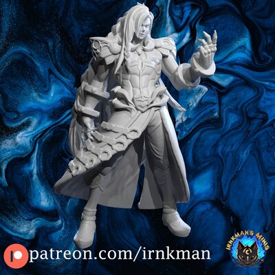 Beelzebub from Irnkman Minis. Total height apx. 50mm. Unpainted resin miniature - image1